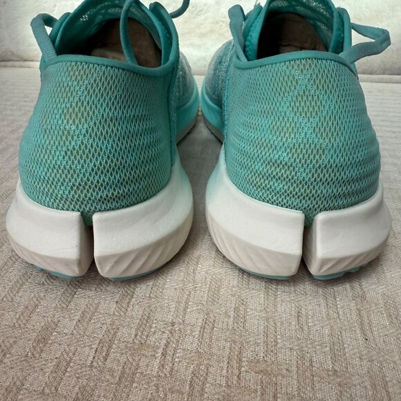 Under Armour Womens Threadborne Blue Running Shoes Size 8.5 Teal/Aqua Mesh - Picture 3 of 8